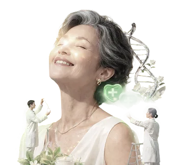 Concept photograph representing longevity care
